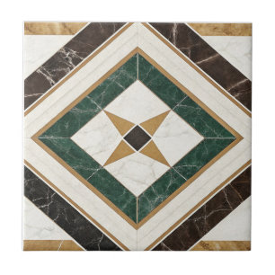 Dynamische Formen - Abstrakt geometrisches Design Fliese