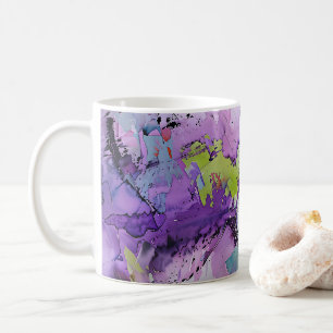 "Dynamische Fragmente" Zeitgenössische Abstrakte K Kaffeetasse