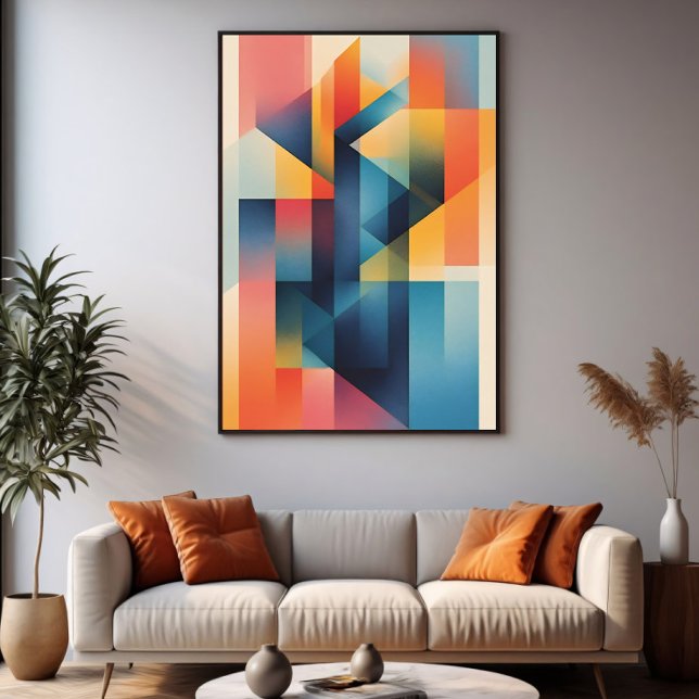 Dynamische Geometrie Leinwanddruck (Von Creator hochgeladen)