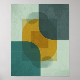Dynamische geometrische Überlappung Poster