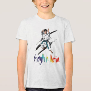 "Dynamische Kraft in jeder Bewegung" Tri-Blend Shirt