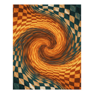 Dynamische optische Illusion Fotodruck