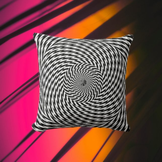 Dynamische SpiralIllusion Kissen (Von Creator hochgeladen)