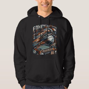 Dynamische Sportbewegung Hoodie-High-Energy Athlet Hoodie