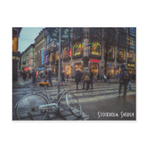 Dynamische Straßenansicht von Stockholm, Schweden