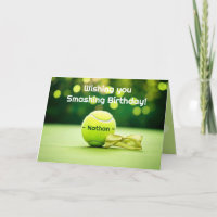 🎾 dynamische Tenniswünsche: Ein toller Geburtstag
