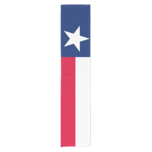Dynamische Texas-Staats-Flaggen-Grafik auf a Kurzer Tischläufer