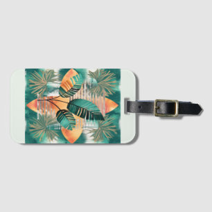 Dynamische Tropen-Woge Gepäckanhänger