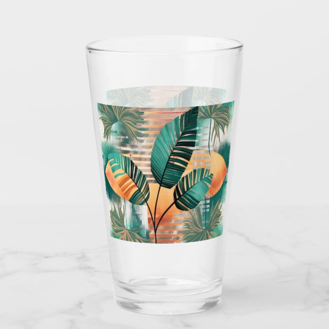 Dynamische Tropen-Woge Glas (Vorderseite)