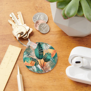 Dynamische Tropen-Woge Schlüsselanhänger