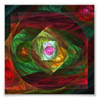 Dynamische Verbindungen Abstrakt Art Foto Print