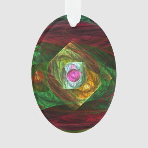Dynamische Verbindungen Abstrakte Kunst Akryloval Ornament