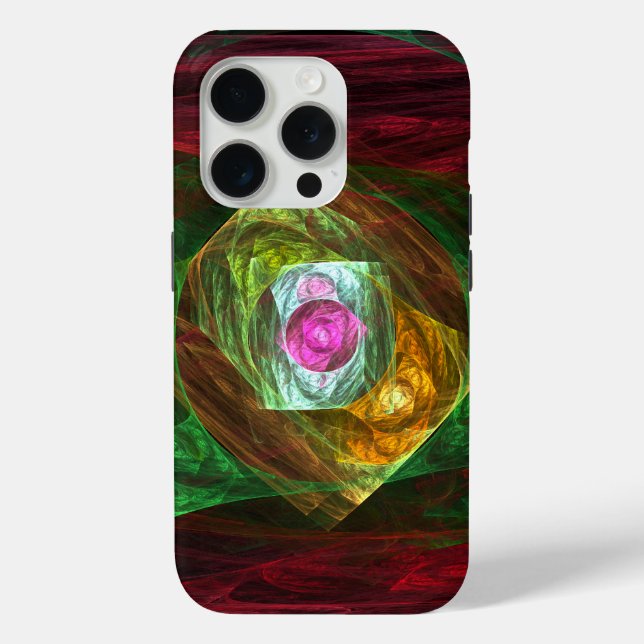 Dynamische Verbindungen Abstrakte Kunst Case-Mate iPhone Hülle (Rückseite)