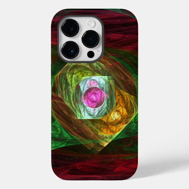 Dynamische Verbindungen Abstrakte Kunst Case-Mate iPhone Hülle (Rückseite)