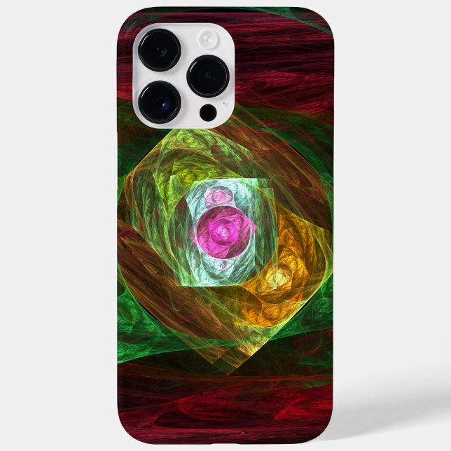 Dynamische Verbindungen Abstrakte Kunst Case-Mate iPhone Hülle (Rückseite)