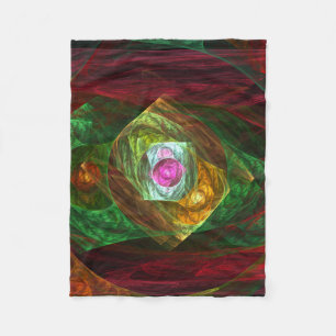 Dynamische Verbindungen Abstrakte Kunst Fleecedecke