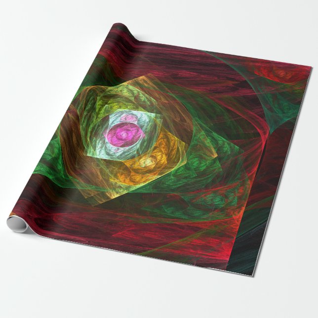 Dynamische Verbindungen Abstrakte Kunst Geschenkpapier (Ungerollt)