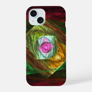 Dynamische Verbindungen Abstrakte Kunst iPhone 15 Hülle