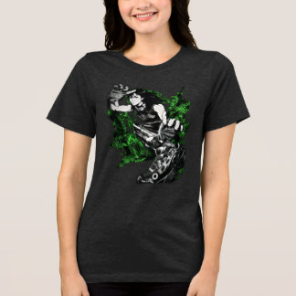 Dynamischer Anime-Marktkünstler Schwarze Tinten-Ku Tri-Blend Shirt
