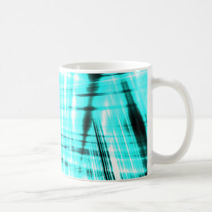 Dynamischer blauer Hintergrund Tasse