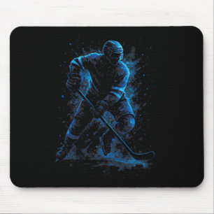 Dynamischer Eishockeyspieler - Sport Winter Schlit Mousepad