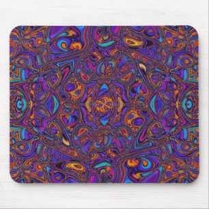 Dynamischer Farbverlauf Abstractes Mosaik Mousepad