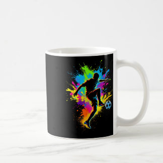Dynamischer Fußball _1 Kaffeetasse