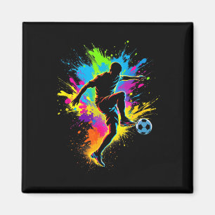 Dynamischer Fußball Magnet
