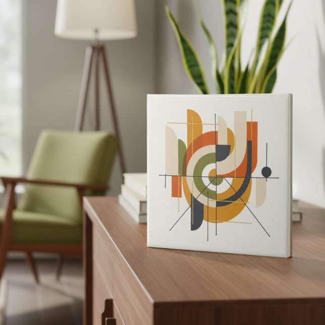 Dynamischer Mid-Century-Modern-Abstrakt #2 ID1224 Fliese (Von Creator hochgeladen)