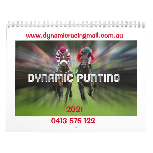 Dynamischer Racing Mail-Kalender Kalender (Titelbild)