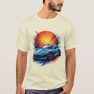 Dynamischer Sportwagen T-Shirt