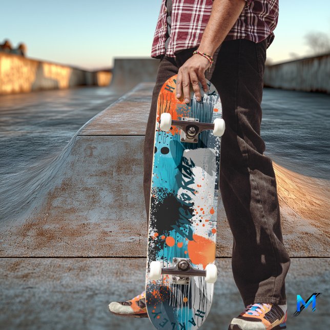 Dynamischer Spritzer - Abstrakte Fahrt Skateboard (Von Creator hochgeladen)