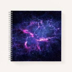 Dynamischer Weltraum-Nebel-Kosmos-Bild Notizbuch