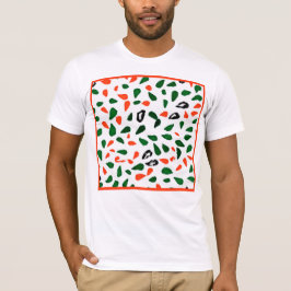 Dynamisches Abstraktes Muster T-Shirt
