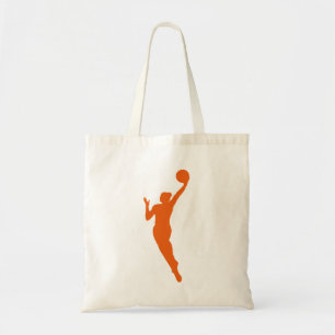 Dynamisches Basketball-Silhouette-Design Tragetasche