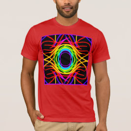 Dynamisches Farbmuster T-Shirt