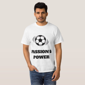 Dynamisches Fußball-Leidenschaft-Shirt - Minimalis T-Shirt