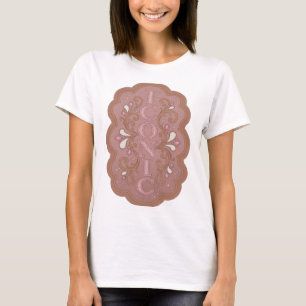 Dynamisches Pink ICONIC Grafikdesign T-Shirt