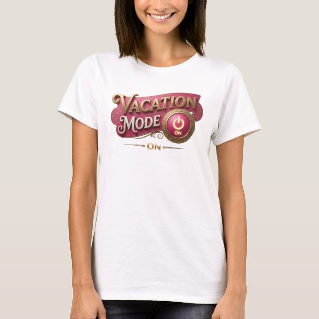 Dynamisches rotes URLaubsmodus EIN Wearable Art T-Shirt (Vorderseite)