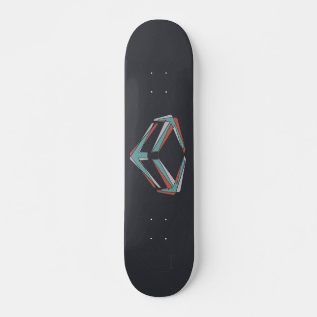 Dynamo-Schwarzes Skateboard (Vorne)