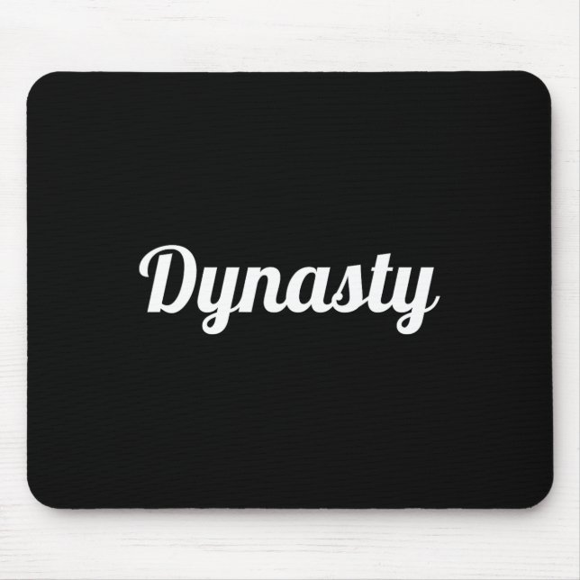 Dynastie coole Basketball-Baseball Mousepad (Vorne)