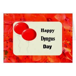 Dyngus Day Card Roter Balkon & Grenze