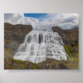 Dynjandi waterfall poster