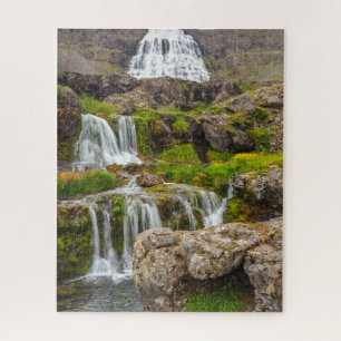 Dynjandifoss, Island, Jigsaw Puzzle