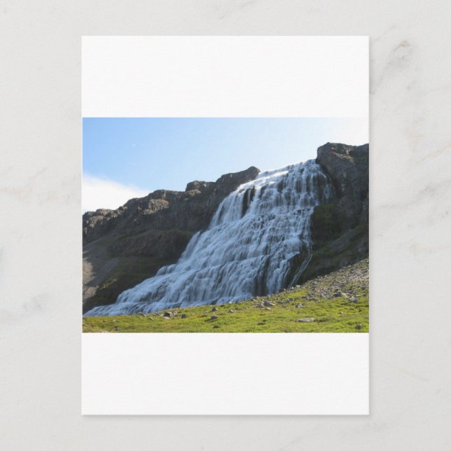 Dynjandifoss Postkarte (Vorderseite)