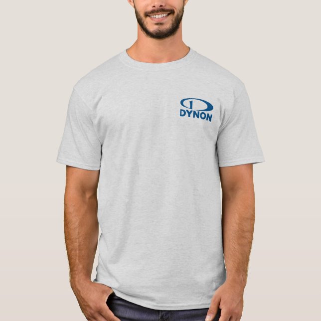 Dynon Logo-Shirt - Asche T-Shirt (Vorderseite)