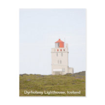 Dyrholaey Lighthouse Island Postcard
