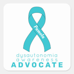 Dysautonomie Advocate Quadratischer Aufkleber