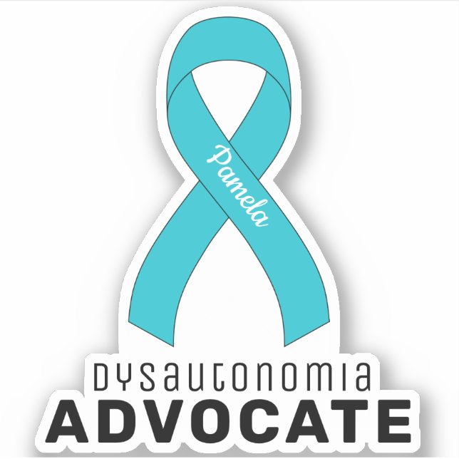 Dysautonomie Advocate Vinyl Sticker (Vorderseite)