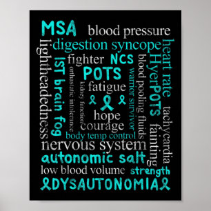 Dysautonomie Awareness Monatsdysautonomie Patient Poster